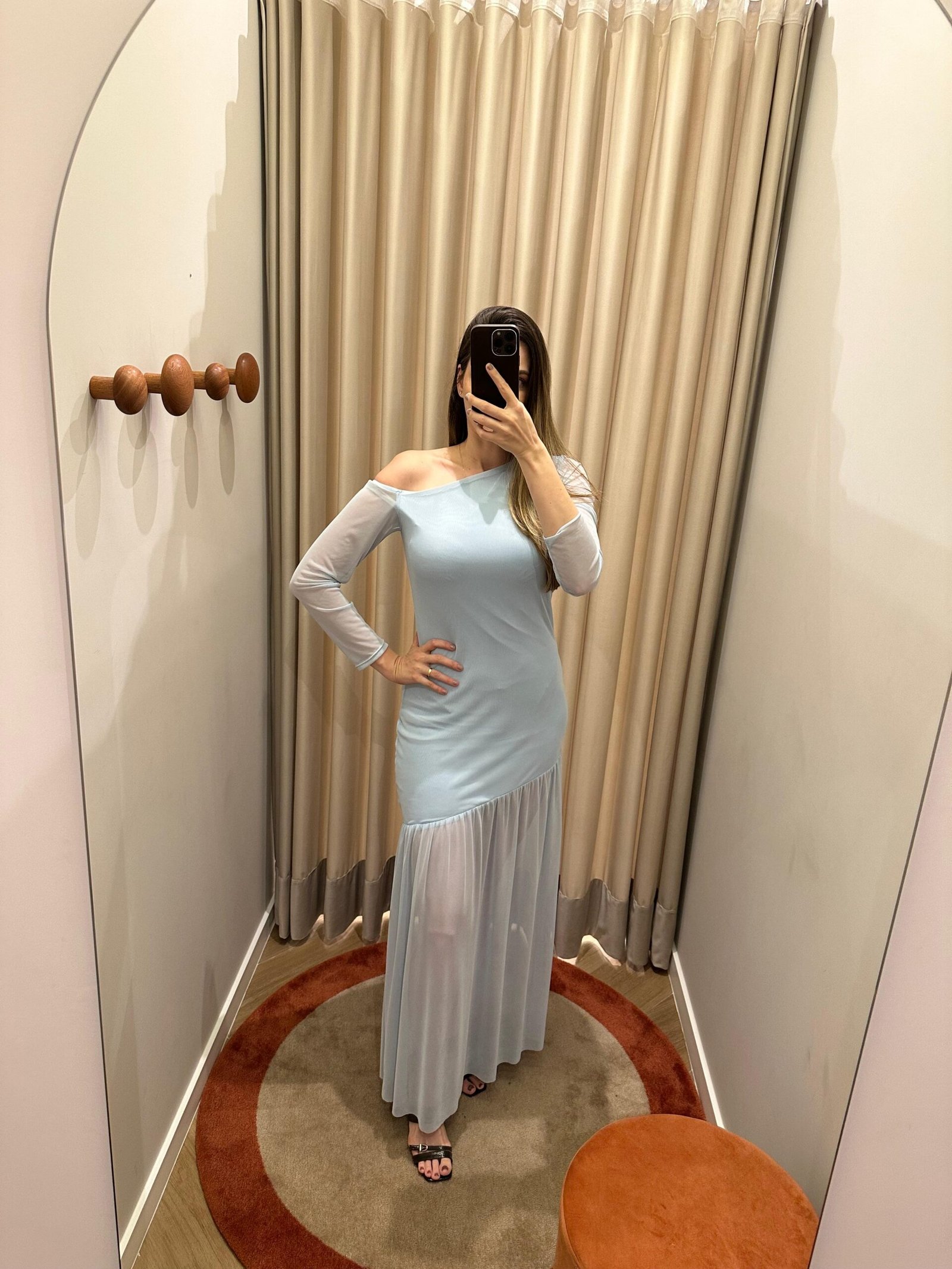 Vestido Longo de Tule - foto 1