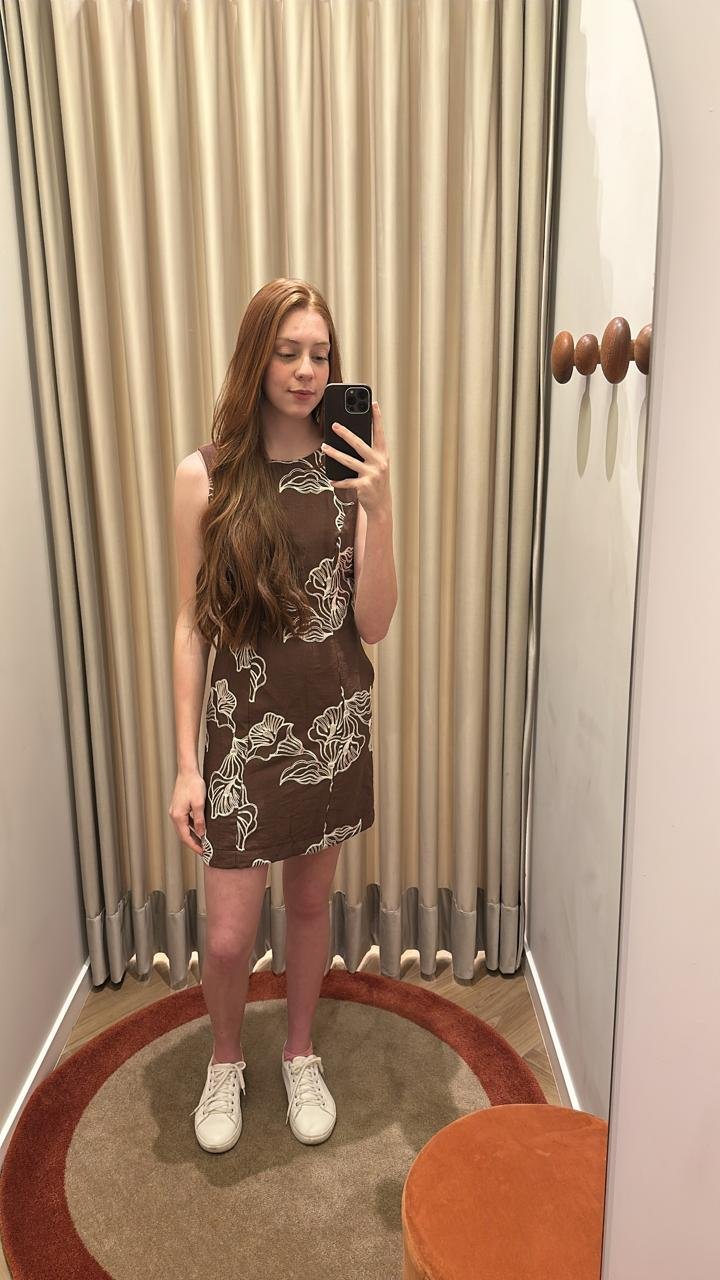 Vestido Curto Bordado - foto 1