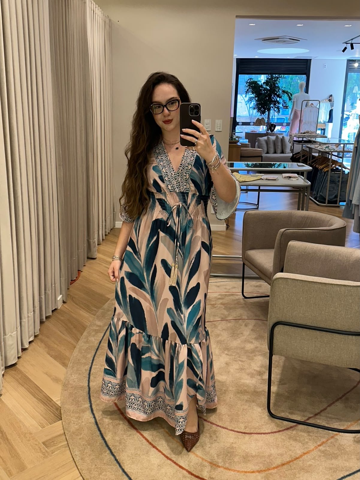 Vestido Longuete Florido